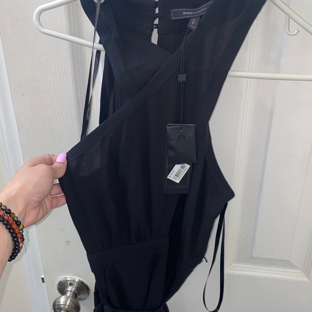 Black dressy romper
